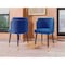 Manhattan Comfort Zephyr Dining Chair in Royal Blue DC043-BL - alternate 2
